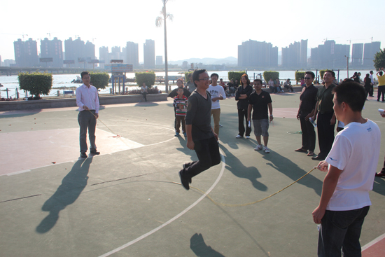 &ldquo;集體跳繩&rdquo;比賽